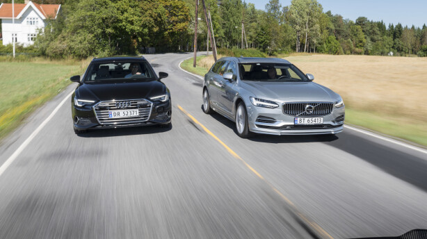 Volvo V90 er salgsvinner, men hvor god er den mot Audi A6?